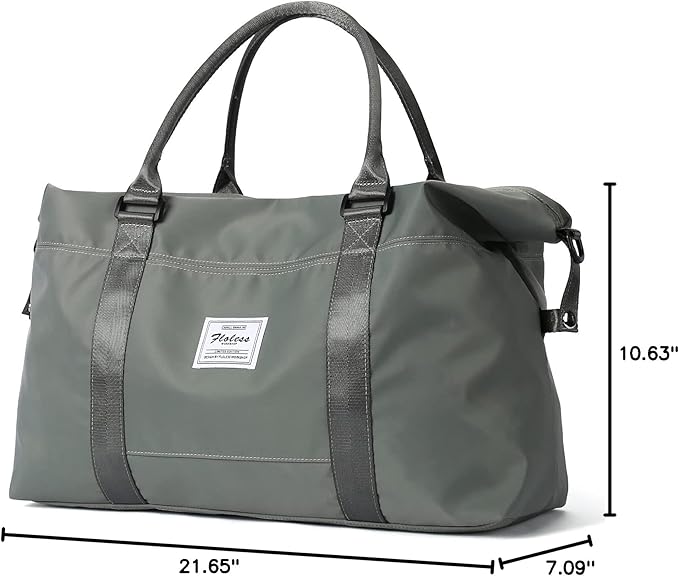 HYC00 Travel Duffel Bag,Carry-on Overnight Weekender Bags for Women,Sports Tote Gym Bag with Wet Pocket