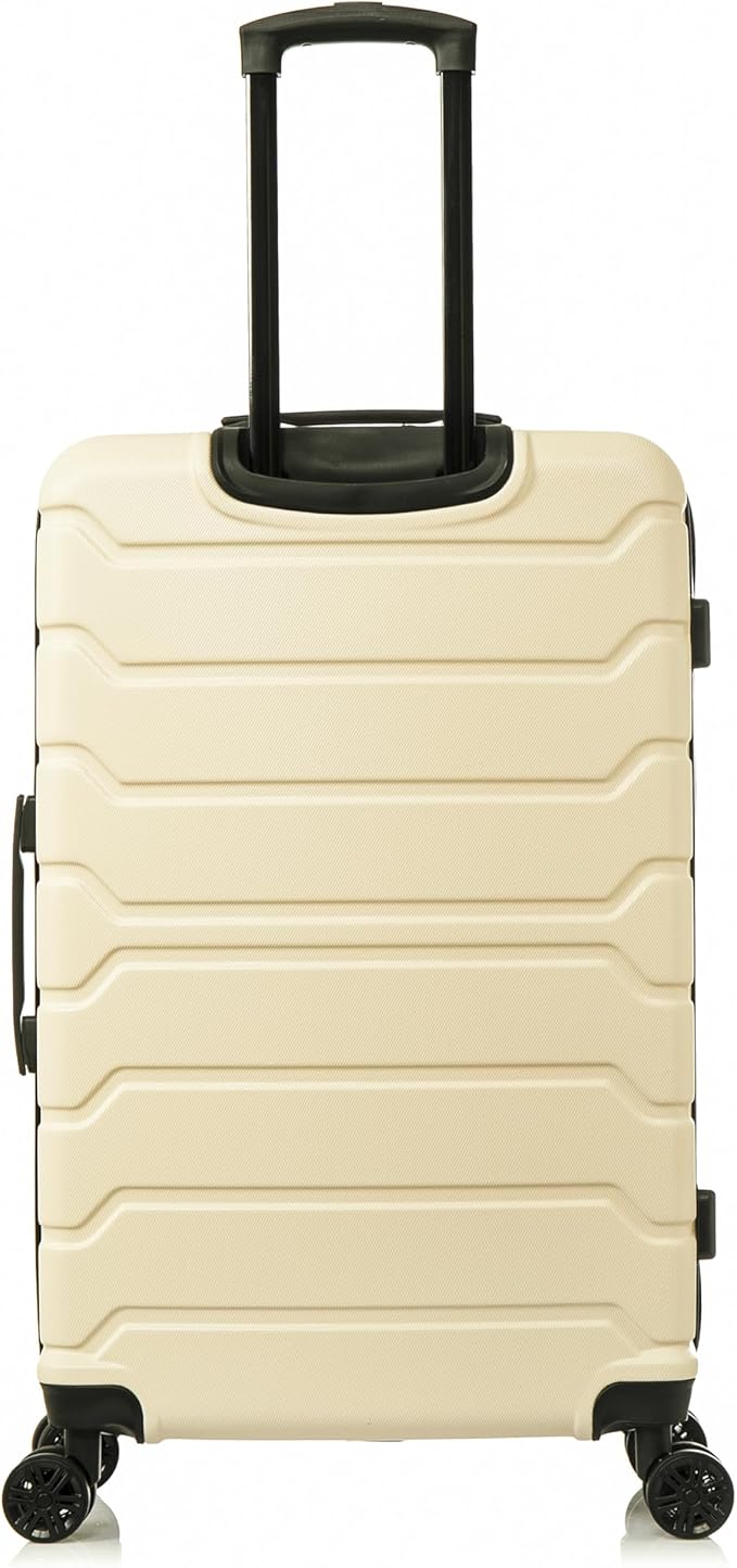 InUSA TREND Luggage with Spinner Wheels | Durable Lightweight Hardside Suitcase, Travel bag with Handle and Trolley, 28-Inch Large Checked luggage | Sand