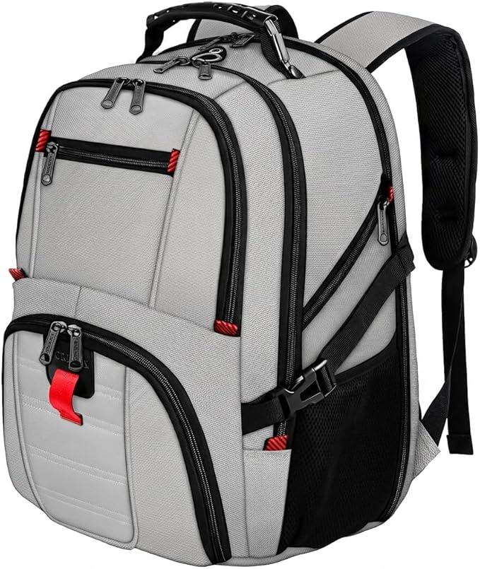 YOREPEK Large Backpack for Men, Extra Large Laptop Backpacks for Men Women, Water Resistant Travel Backpack Airline Approved Business Work Bag Fits 17 Inch Computer, Black