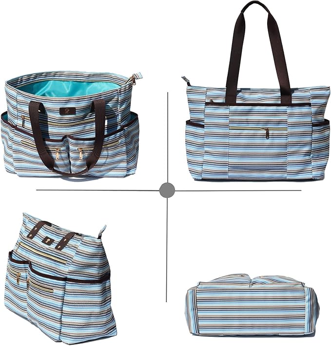 Weekender Bag Carry On Bag Overnight Tote Travel Duffle with 13 Pockets for Travel,Work,Gym,Beach,Teacher,Nurse