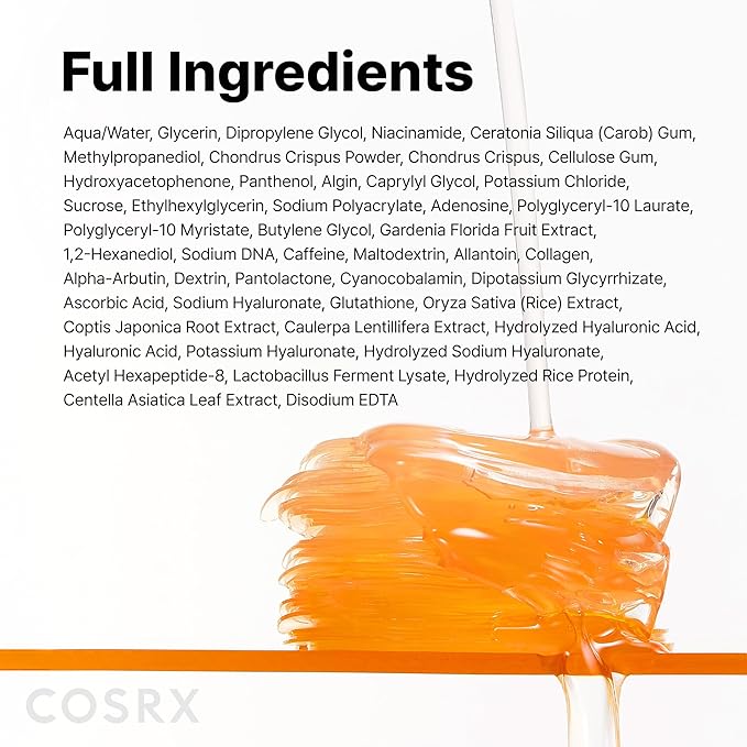COSRX 5-PDRN Complex Collagen Gel Eye Patches for the look of Dark Circles and Uneven tone, Radiance Care for Tired Under-Eyes with Salmon DNA & Vitamin C, Korean Skincare, 60 Under Eye Patches