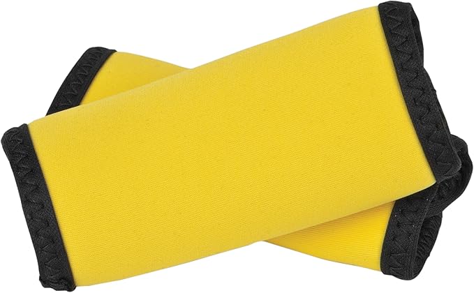 Travelon Travelon Set Of 2 Handle Wraps Luggage Tags, Neon Yellow