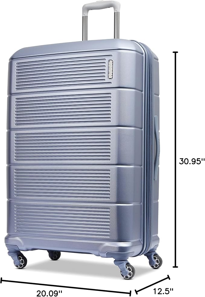 American Tourister Stratum 2.0 Expandable Hardside Luggage with Spinner Wheels, 28" SPINNER, Slate Blue