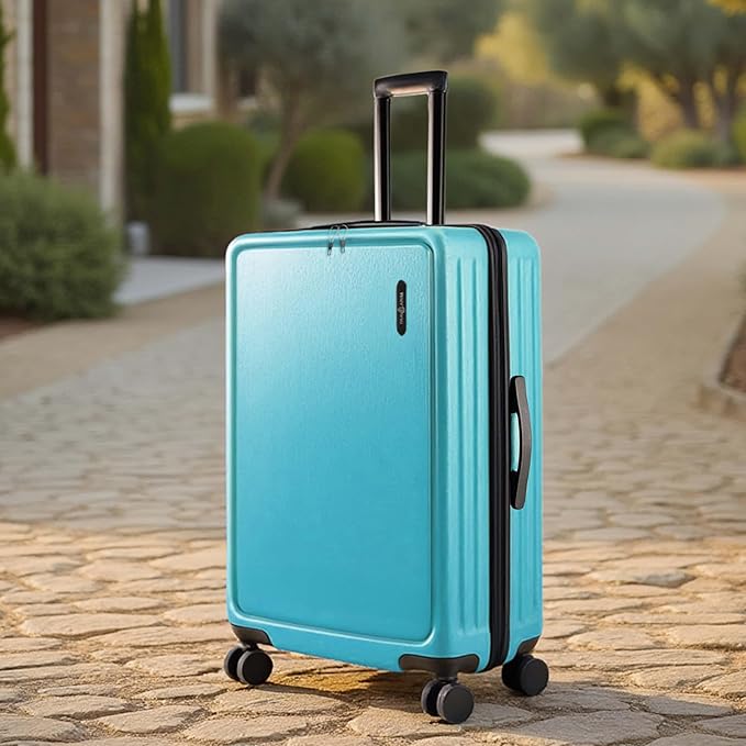 24 Inch Luggage with Spinner Wheels, Hard Shell Suitcase with TSA Locks for Luggage, Travel Large Suitcase, Expandable Hard Shell Suitcases, Teal