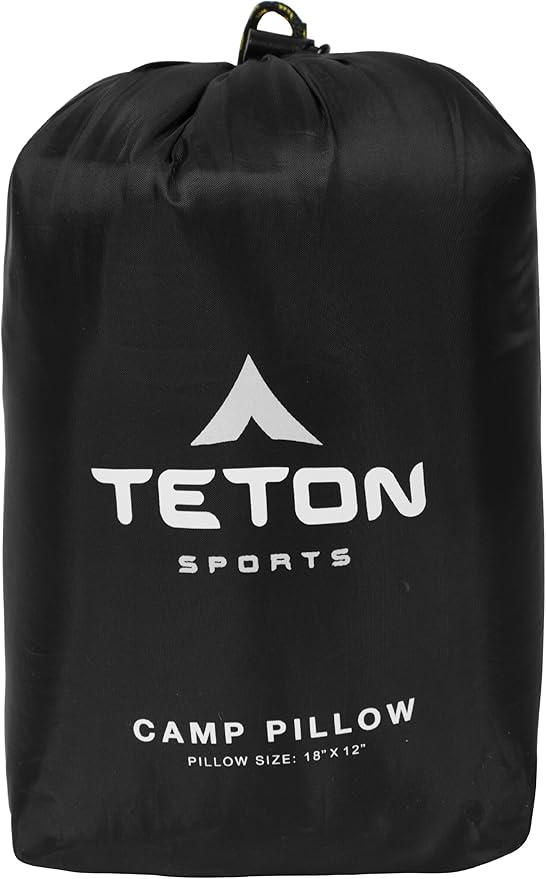 TETON Sports Camp Pillow; Great for Travel, Camping and Backpacking; Washable, Color