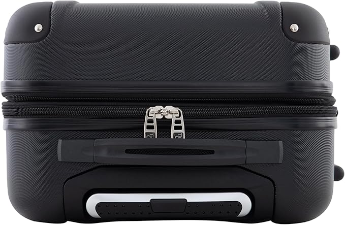 Travelers Club Chicago Hardside Expandable Spinner Luggage, Black, 22" Carry-On