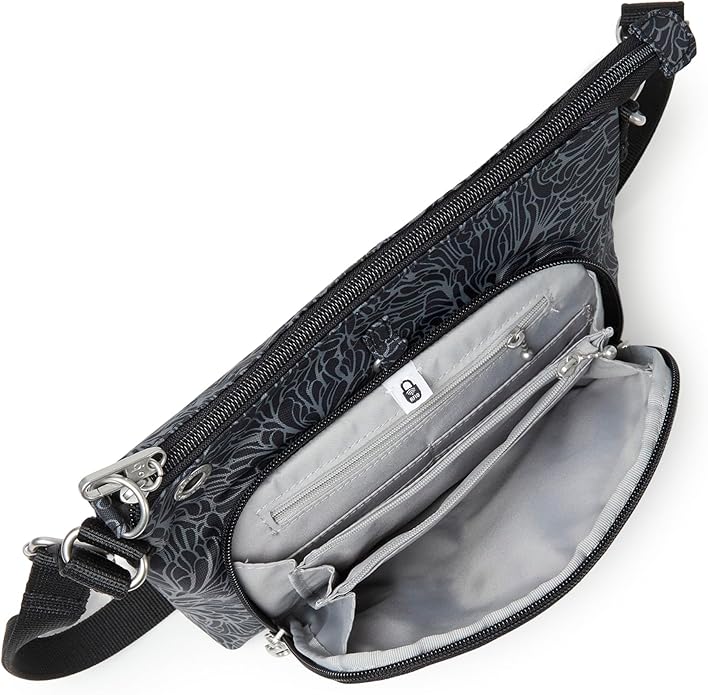 Baggallini womens Securtex Anti-theft Memento Crossbody Bag