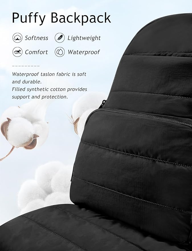 Travel Backpack for Women, 15.6 Inch Laptop Backpack, Quilted College Bookbag, Cute Work Backpacks, Water Resistant