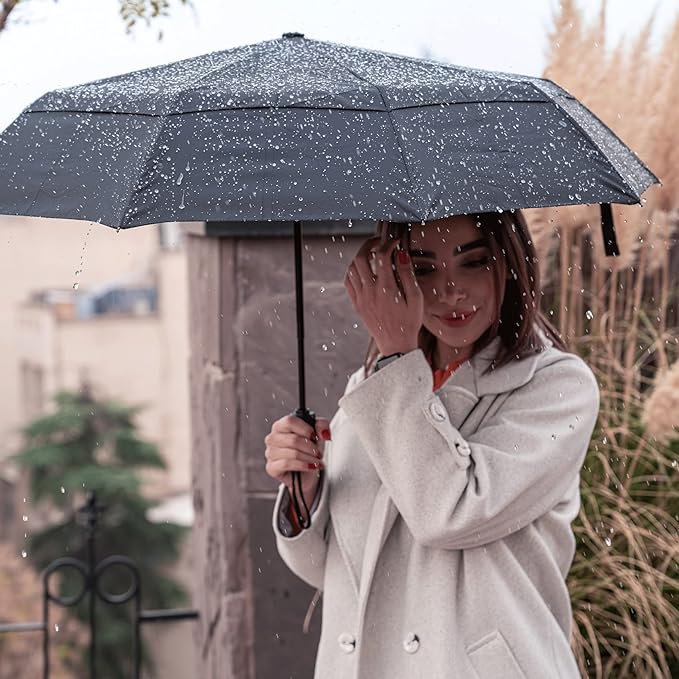 Mr. Pen- Windproof Travel Umbrella, Automatic Umbrellas for Rain, Compact