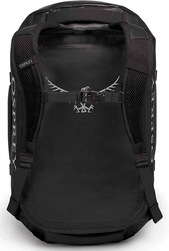 Osprey Transporter 40L Travel Duffel Bag, Black