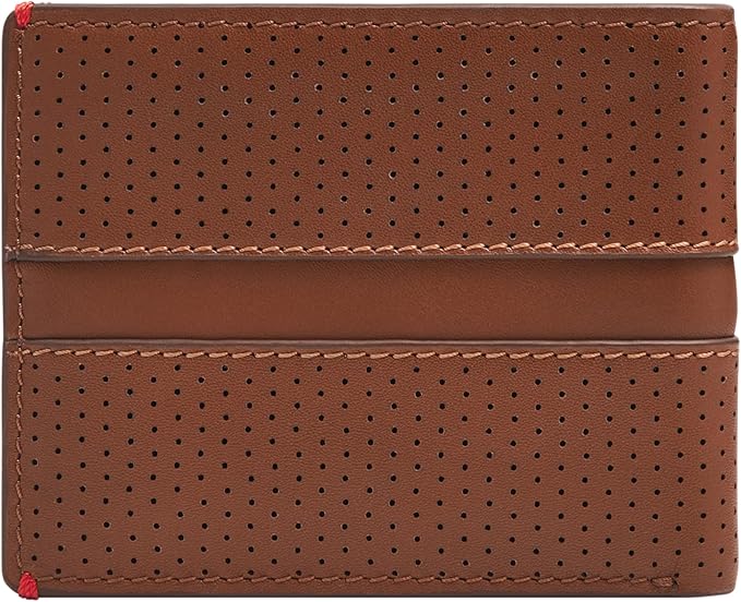 Fossil Men's Everett Leather Bifold with Flip ID Wallet