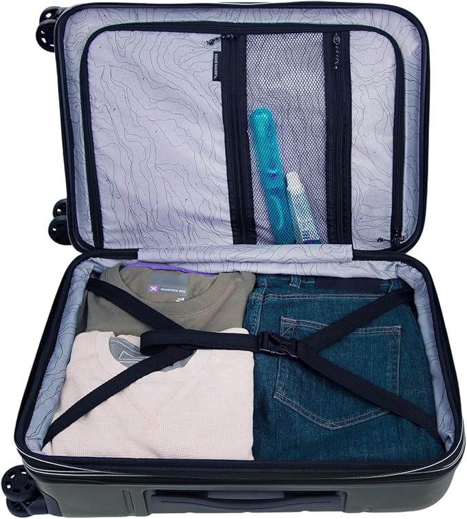 Eddie Bauer Glacier Carry-On 22" Luggage | Hardside | Spinner Wheels | Expandable | Lightweight | Travel Essentials - Sprig Green