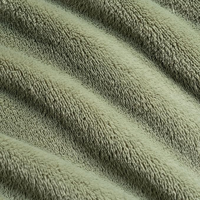 Berkshire Blanket Primalush™ Wearable Blanket, Cozy Loungewear Pocketed Plush Cape Wrap for Adults & Teens(Dark Sage, One Size 58"X64")
