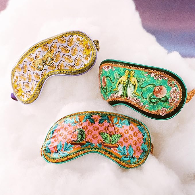 slip Pure Silk Sleep Mask - 100% Pure 22 Momme Mulberry Silk Eye Mask - Comfortable Sleeping Mask with Elastic Band, Zodiac Collection: Gemini