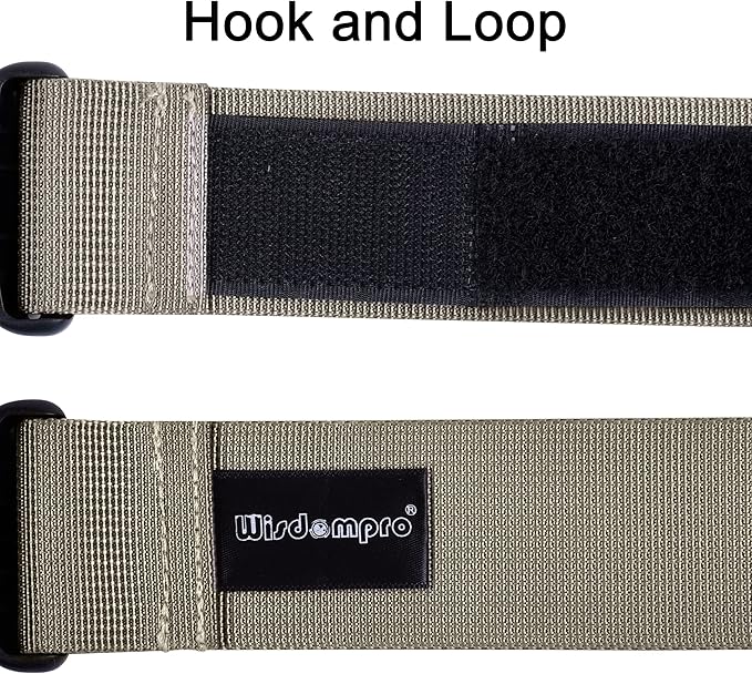 Wisdompro 2 Pcs Add a Bag Luggage Strap, Heavy Duty Adjustable Suitcase Belt Travel Attachment Travel Accessories for Connecting Your Luggage Together - Khaki (T-Type and Normal)