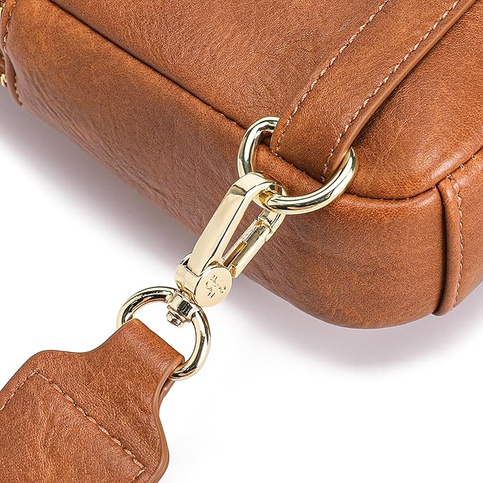 INICAT RFID Blocking Sling Bag, Anti Theft Crossbody Bag for Women, Travel Fanny Pack Style Purse, Vegan Leather