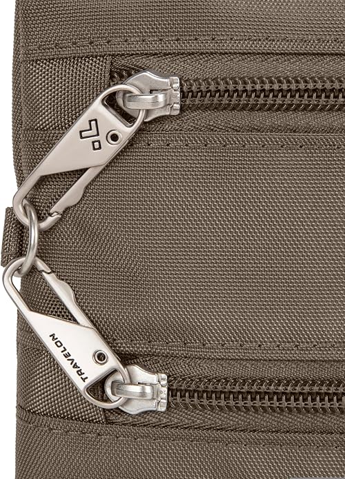 Travelon Anti-theft Classic Slim Double Zip Crossbody