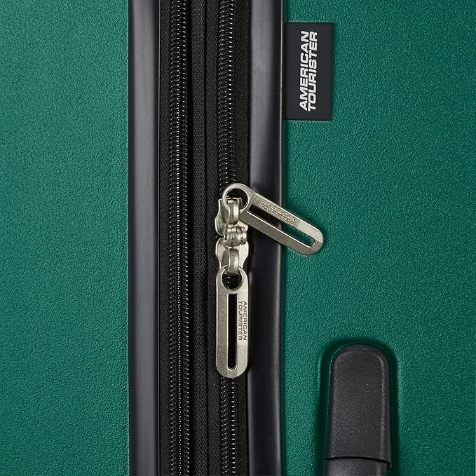 American Tourister Westridge Hardshell Luggage Set - 3 Piece Set - 20" Carry-On, 24” & 28” Checked Luggage Set with 360° Spinner Wheels - Expandable Suitcases for Extended Travel - Malachite Green