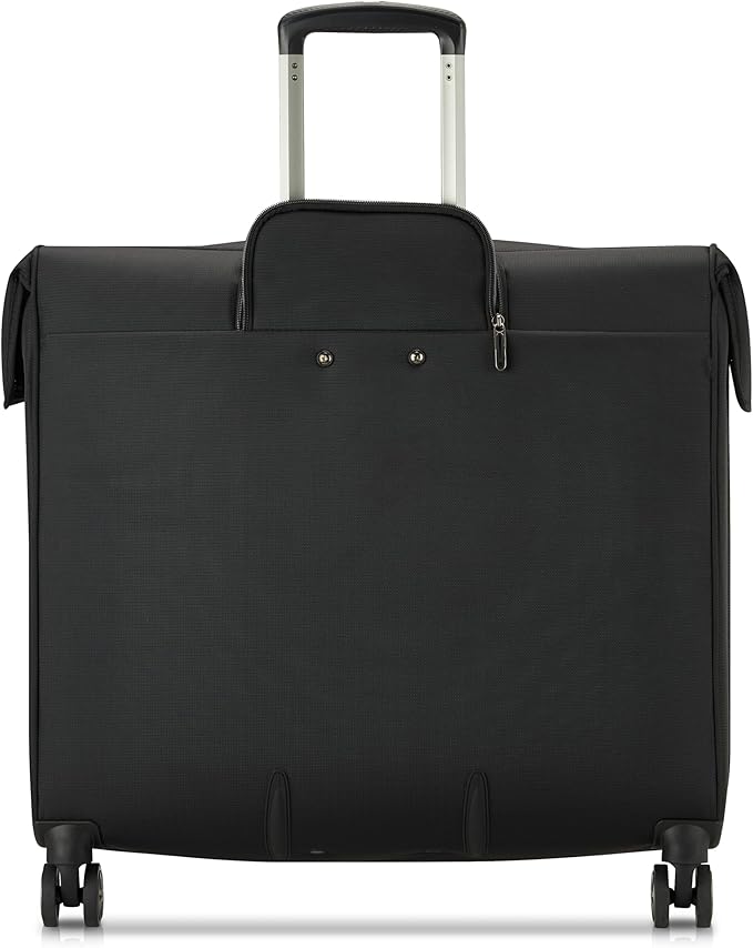 DELSEY PARIS Helium DLX Rolling Garment Bag with Spinner Wheels, Black
