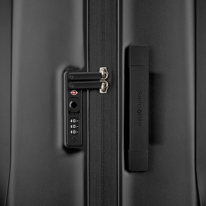 Samsonite UpLIFT Large Checked Hardside Luggage with Spinner Wheels - Airline-Approved, TSA Lock, Adjustable Handle System - Polycarbonate Hard Suitcase for Ultra Lightweight Travel - Phantom Black