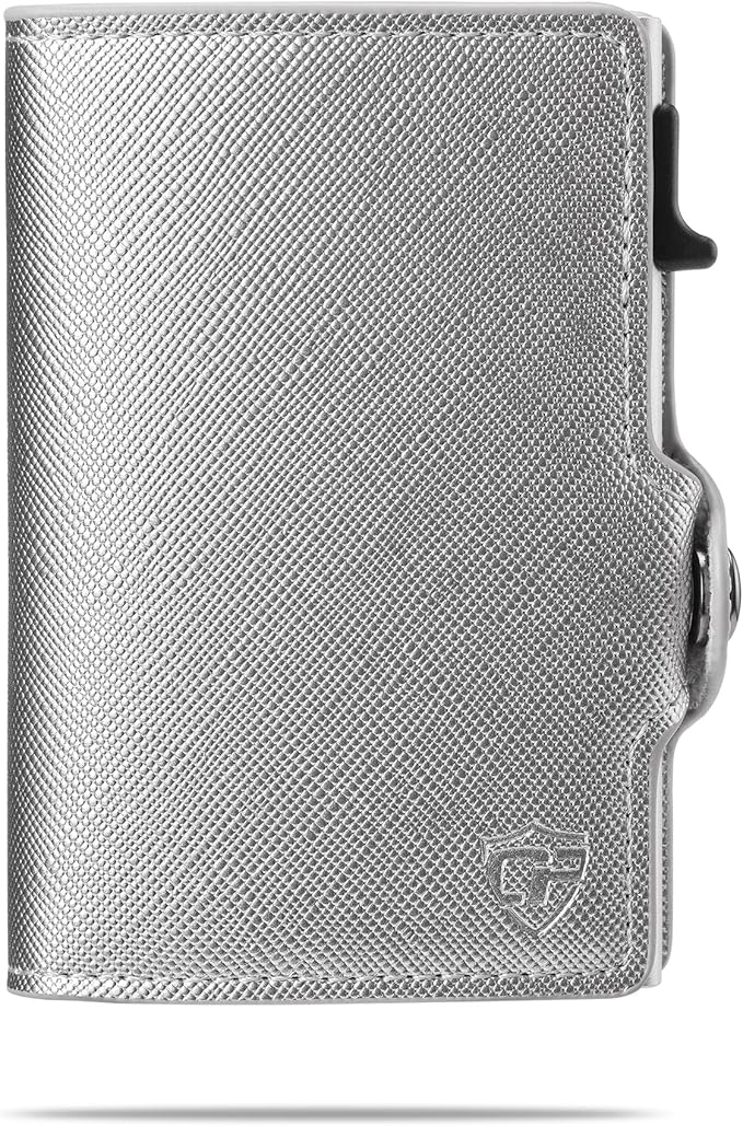 Conceal Plus Pop Up Wallet for Women – Slim Wallet for Small Purse & Crossbody Bag with Quick Card Access and RFID Blocking – Compact Card Holder (4-6 Card Capacity)