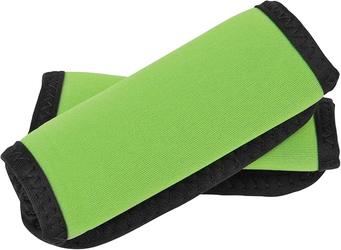 Travelon Travelon Set Of 2 Handle Wraps Luggage Tags, Neon Green