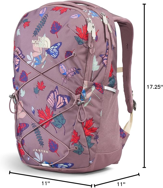 The North Face Women's Jester Everyday Laptop Backpack, Fawn Grey Fall Wanderer Print, One Size