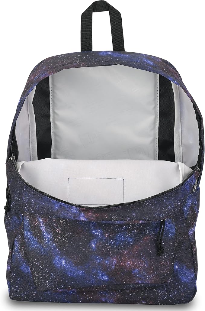 JanSport SuperBreak One Backpacks - Durable, Lightweight Bag with 1 Main Compartment, Front Utility Pocket with Built-in Organizer - Premium Backpack, Night Sky