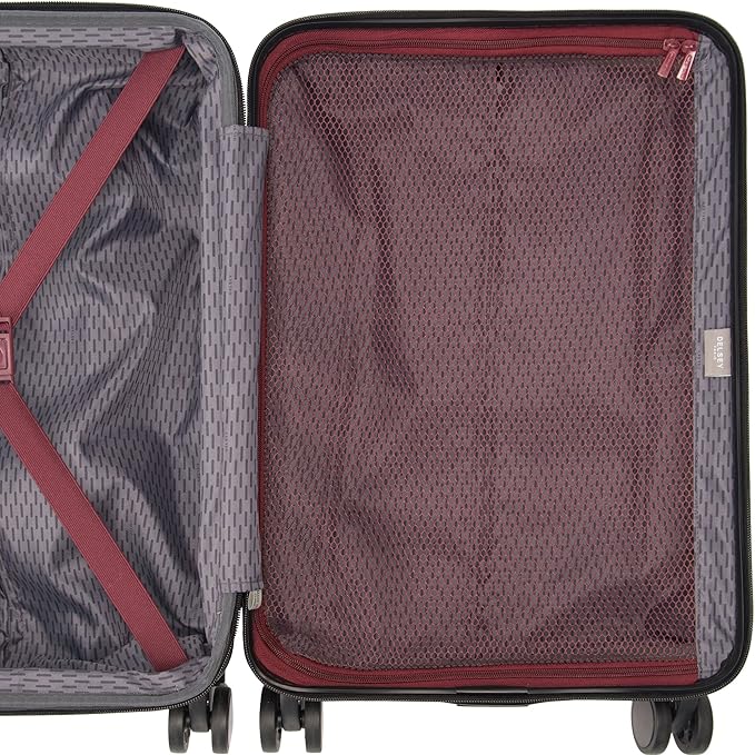 DELSEY PARIS Alexis Lightweight Luggage 2-Piece Set (21"/25"), Expandable Spinner Double Wheel Hardshell Suitcases with TSA Lock