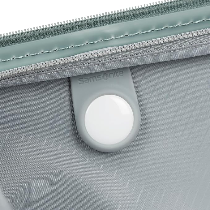 Samsonite Elevation Plus - Carry-On Hardside Luggage - Scratch Resistant Polypropylene Shell, RightHeight™ Adjustable Handle, Integrated AirTag Holder, TSA Lock, WetPak™ Compartment - Cypress Green