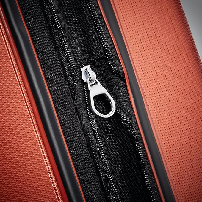 Samsonite Winfield 3 DLX Hardside Expandable Luggage with Spinners, Burnt Orange, 2-Piece Set (20/25)