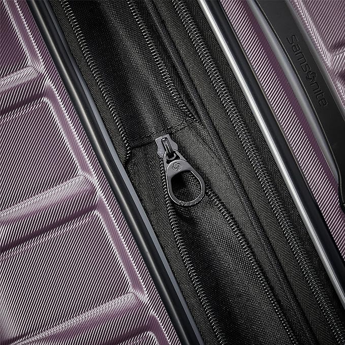Samsonite Omni 2 Hardside 2 Piece Set - Includes Global Carry-On & Large Checked Suitcases - 360° Dual Spinner Wheels - Integrated TSA Lock & Expansion - Amazon Exclusive - ICY Lilac