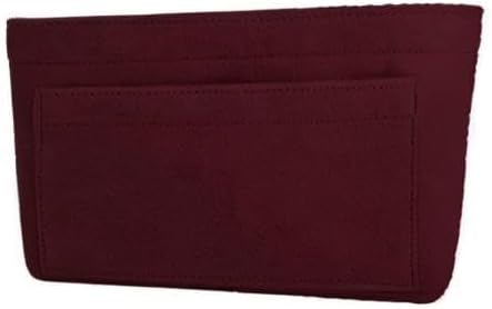 ZTUJO Purse Organizer Insert, Felt Bag Organizer For Handbag Purse Organizer,13 Colors, 6 Size (Small, Wine Red)