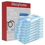 MEIQIHOME Vacuum Storage Bags, Space Saver Sealer Bags,Vacuum seal bags for clothing, Pillows, Comforters, Blankets, Bedding,Travel,8 LARGE