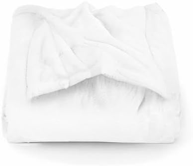 Utopia Bedding Fleece Blanket King Size White (90x102 Inches) Ultra Soft Warm Lightweight Microfiber Breathable Anti-Static Cozy Winter Bed Blanket, All-Season Home Decor Gift for Men & Women