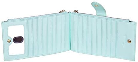 Travelambo RFID Wallet Women Large Size Bifold Multi Card Wallet Case with Zipper Pocke Credit Card Holder for Women