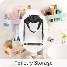 Clear Toiletry Bag, Travel Toiletry Bag for Women, TSA Approved Toiletry Bag, Waterproof Clear Makeup Bag Cosmetic Pouch, Transparent Makeup Organizer, Carry on Airport Airline Compliant