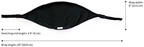 Eye Eco Tranquileyes Mini Sleep Eye Mask - Soothes Irritated Eyes and Shields from Light - Soft Eye Mask with Adjustable Straps for Rest and Sleep - Blue, Not One-Size-Fits-All