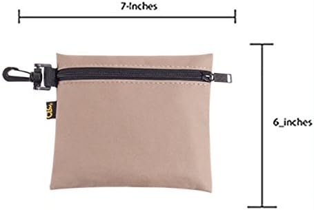 CLC Custom Leathercraft 1100 Multi-Purpose Clip-on Zippered Poly Bags, 3 Pack
