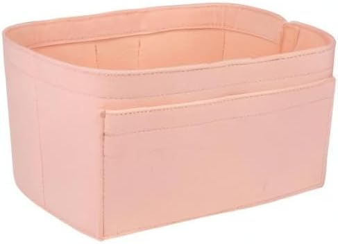 ZTUJO Purse Organizer Insert, Felt Bag Organizer For Handbag Purse Organizer,13 Colors, 6 Size (X-Large, Brush Pink)