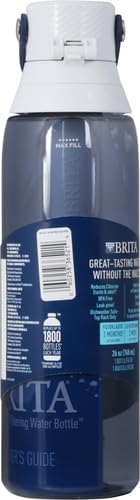 BRITA 36386 Premium Water Filter Bottles, 26oz, Night Sky (Pack of 6)