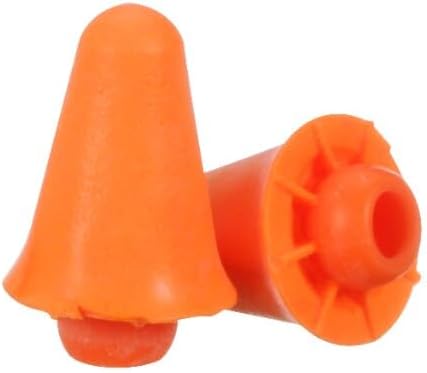 3M Replacement Pods for Banded Protector Model # 90537H1-DC, 2 Pairs (4 Total Pods), Noise Reduction Rating (NRR) 28 dB, Easy To Insert & Remove, Orange Ear Plug Replacements (90538-2-10DC)