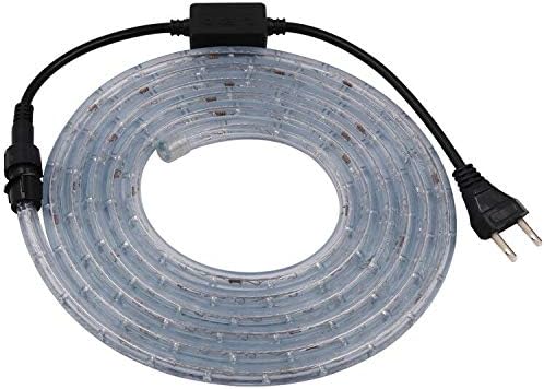 82ft 2-Wire Waterproof LED Rope Light Kit, 1/2" Rope Lights Outdoor, 110V-120V PVC 30 LED/M Tube Lights Strip for Background, Outdoor, Christmas, Home Decoration(Multi-Color)