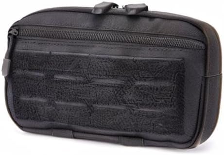 2 Pack 1000D Laser Cut Molle Pouches - Tactical Compact Water-Resistant Utility Admin Pouch for Vest Backpack Duty Belt Tactical Vests