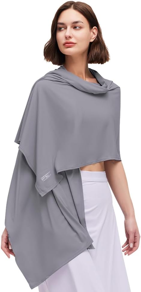 Sun Shawl UV Sun Protection UPF 50+ Beach Travel Scarf Wrap Summer Swimsuit Cover Up Cooling Blanket