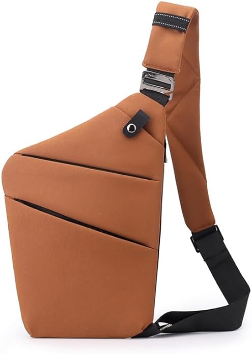Anti Theft Travel Bag, One Shoulder Large Capacity Cross-body Bag Chest Fashion Lightweight Sling Bags for Travel Sports