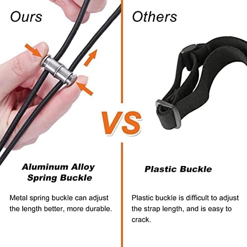 Vigorport Travel Belt for Luggage, Elastic Bungee Belt for Suitcases, Add a Bag Luggage Straps for Carry On Bag Adjustable with ID Tag-2 Pack