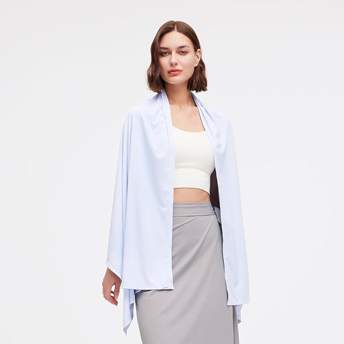 Sun Shawl UV Sun Protection UPF 50+ Beach Travel Scarf Wrap Summer Swimsuit Cover Up Cooling Blanket