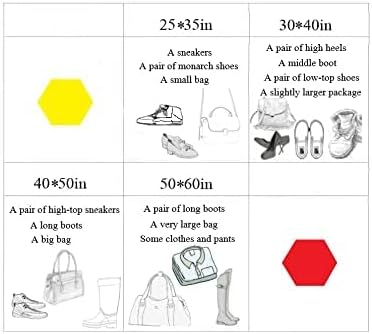 30 eco-friendly travel shoe bag storage bags, non-woven breathable dust-proof bag with rope, suitable for storing shoes and bags, isolate dust and keep shoes and bags clean and tidy. (19.6inX23.62in)