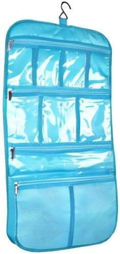 Freegrace Premium Hanging Toiletry Bag for Travel - Cosmetic, Jewelry, Toiletry, Makeup & Accessory Storage Organizer Bag, Large Size for Women & Men